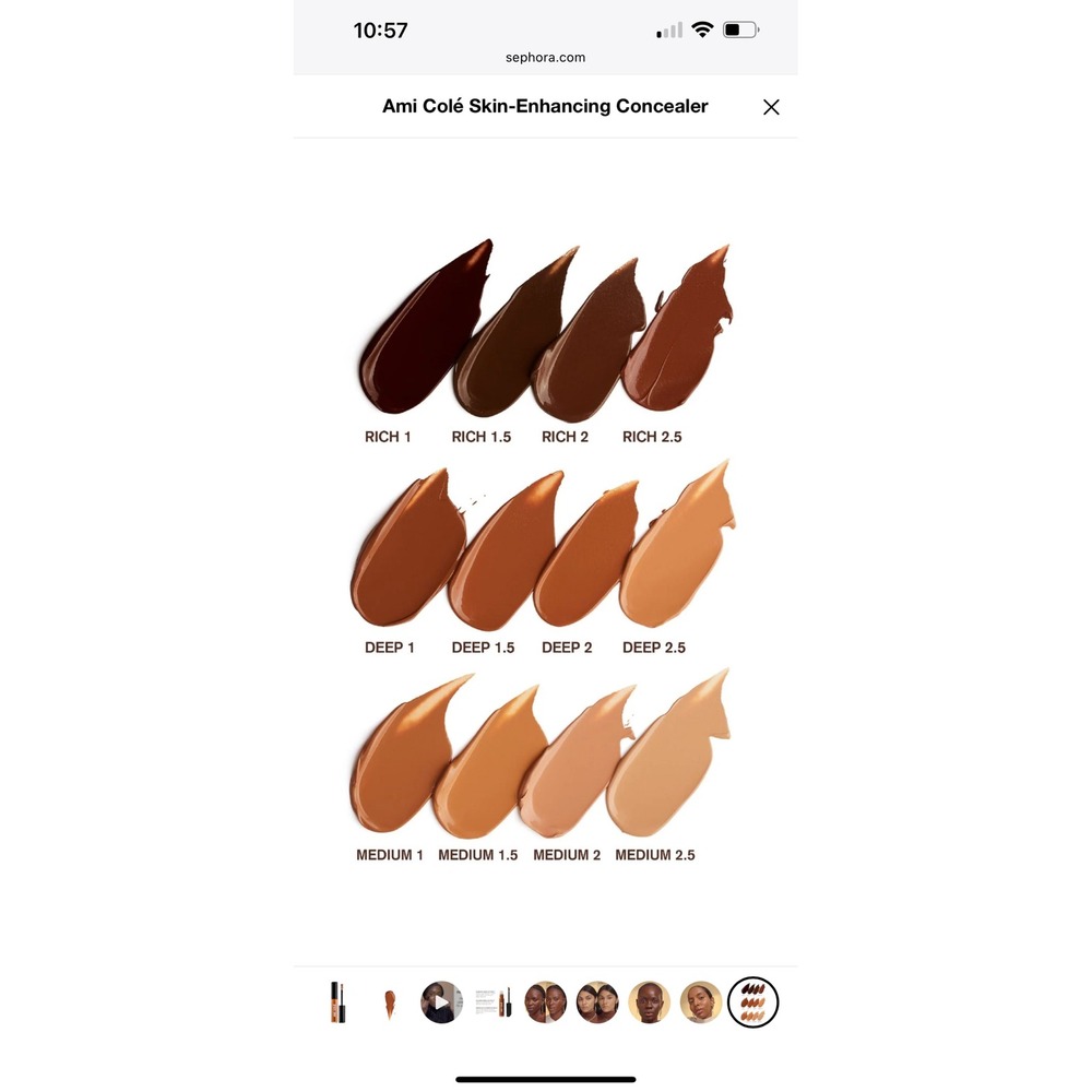 Ami Colé Skin Enhancing Concealer Deep 2.5‎ Multi Use Radiance Finish Makeup - Picture 5 of 6